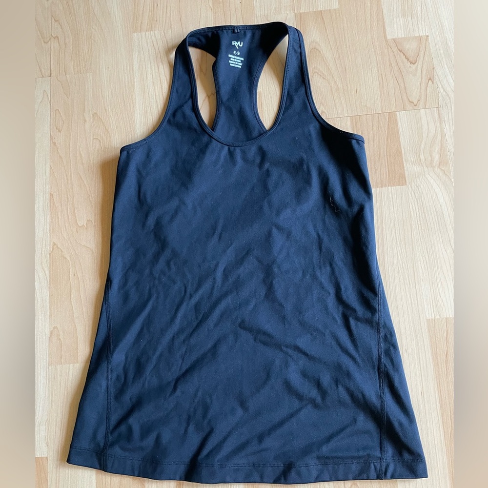 Womens Ryu Racer Tank Top Black